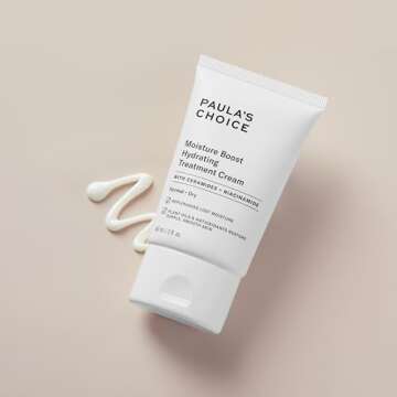 Paula's Choice MOISTURE BOOST Hydrating Treatment Cream, Niacinamide & Hyaluronic Acid, Face Moistur...