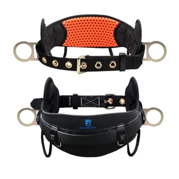 FHFallArrest Climbing Safety Harness with Moisture-Wicking Pad