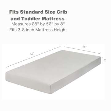 EVERYDAY KIDS Toddler Sheet Set - Soft Microfiber Bedding