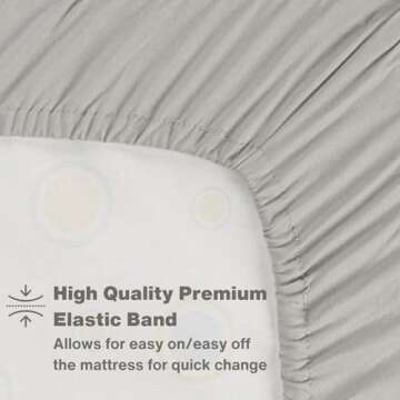 EVERYDAY KIDS Toddler Sheet Set - Soft Microfiber Bedding