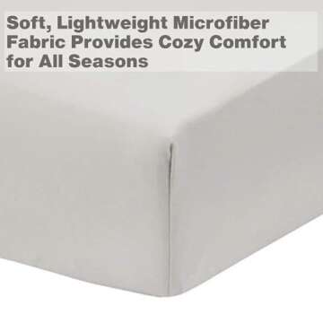 EVERYDAY KIDS Toddler Sheet Set - Soft Microfiber Bedding