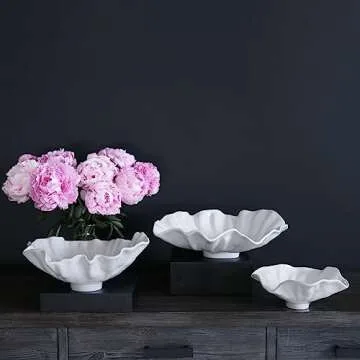 Beatriz Ball VIDA Bloom Medium Melamine Bowl (White)