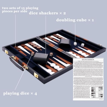 Premium Backgammon Set – Portable Classic Board Game