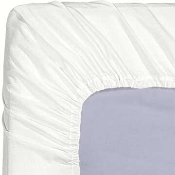 Utopia Bedding Twin Fitted Sheet - Bottom Sheet - Deep Pocket - Soft Microfiber - Shrinkage and Fade Resistant - Easy Care -1 Fitted Sheet Only (White)