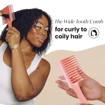 Tangle Teezer Wide Tooth Comb Eco-Friendly Detangling Tool