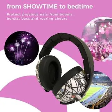 Banz Bubzee Baby Headphones for Noise Protection - Baby Ear Muffs, Newborn Infant & Toddler, 0 to 36 Months, Adjustable