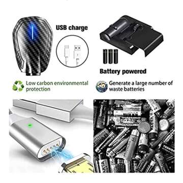 Car Door Lights: 2Pcs LED Logo Projector, Wireless & Rechargeable