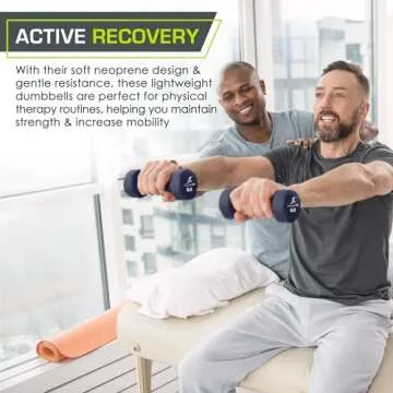 ProsourceFit Neoprene Dumbbells 8 lb Non-Slip Grip