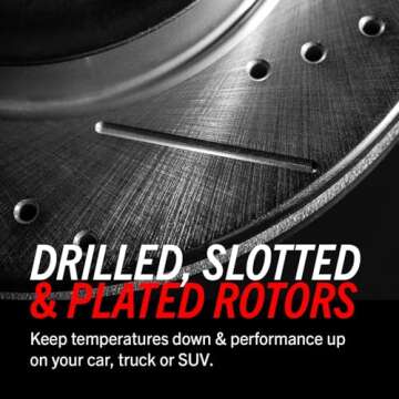 Power Stop K2798 Front and Rear Z23 Carbon-Fiber Ceramic Brake Pads and Drilled Slotted Rotors Brake Kit For 2007 2008 2009 2010 2011 2012 2013 2014 2015 2016 2017 Jeep Wrangler 2018 Jeep Wrangler JK