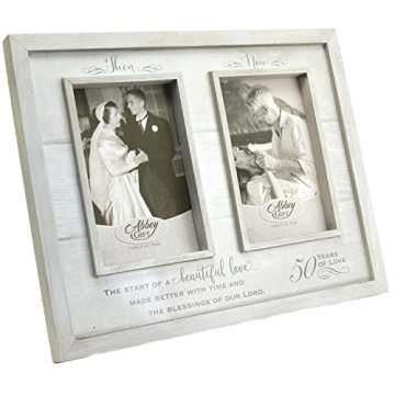 50th Anniversary Photo Frame for Couples by Abbey & CA Gift