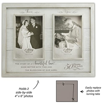 50th Anniversary Photo Frame for Couples by Abbey & CA Gift
