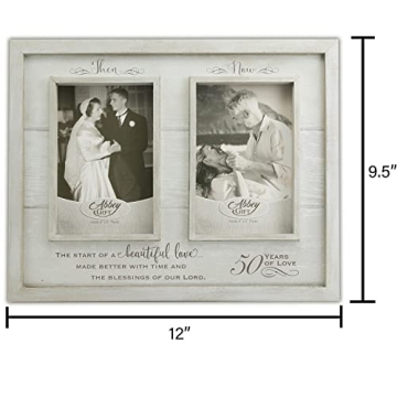 50th Anniversary Photo Frame for Couples by Abbey & CA Gift