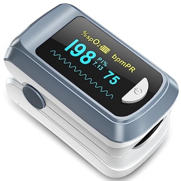 Portable Fingertip Pulse Oximeter - Accurate SpO2 & Heart Rate Monitor
