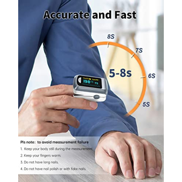 Portable Fingertip Pulse Oximeter Accurate SpO2 Monitoring