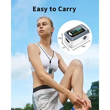 Portable Fingertip Pulse Oximeter Accurate SpO2 Monitoring
