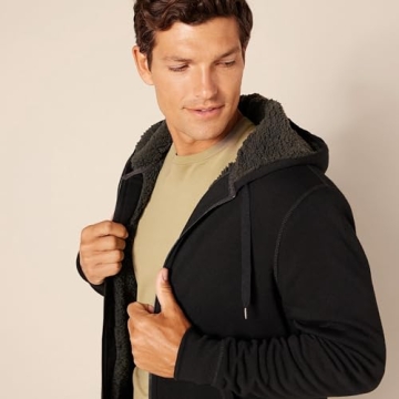 Amazon Essentials Sherpa-Lined Men’s Hoodie - Warm & Cozy