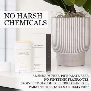 Super Natural Goods Citrus + Juniper Aluminum-Free Deodorant Stick, 3-Month Supply, 100% Natural, Vegan, Cruelty-Free