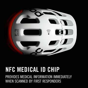 Advanced POC Tectal Race Spin NFC Helmet for Biking