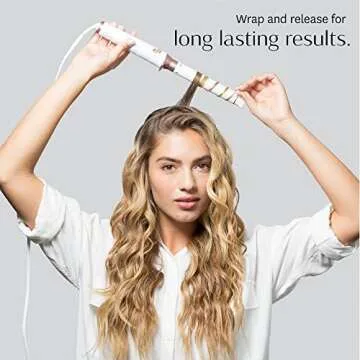 T3 Undone Waves 1" Curling Iron for Salon-Quality Hair