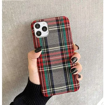 Stylish Mixneer Flannel Plaid Phone Case for iPhones
