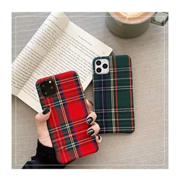 Stylish Mixneer Flannel Plaid Phone Case for iPhones