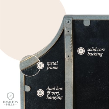 Elegant Hamilton Hills Scalloped Mirror for Your Home