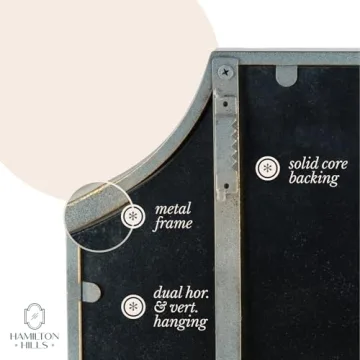 Elegant Hamilton Hills Scalloped Mirror for Your Home