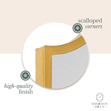 Elegant Hamilton Hills Scalloped Mirror for Your Home