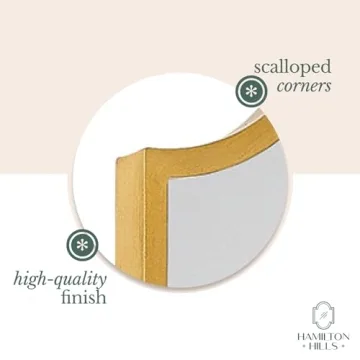 Elegant Hamilton Hills Scalloped Mirror for Your Home