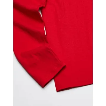 French Toast Boys Long Sleeve Crewneck Tee in Red