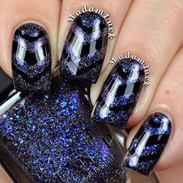 Whats Up Nails Chevron Vinyl Tape Stencils for Nail Art