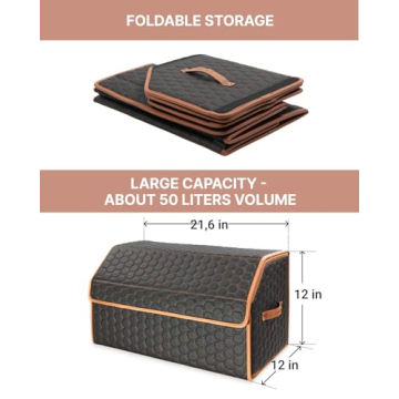 Owleys Car Bag Organizer for Stylish Trunk Storage