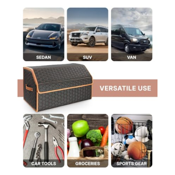 Owleys Car Bag Organizer for Stylish Trunk Storage