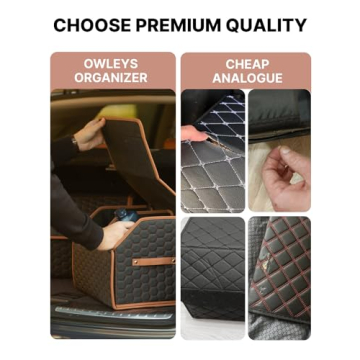 Owleys Car Bag Organizer for Stylish Trunk Storage