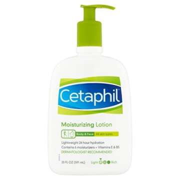 Cetaphil Body Moisturizing Lotion 20oz for Ultimate Hydration