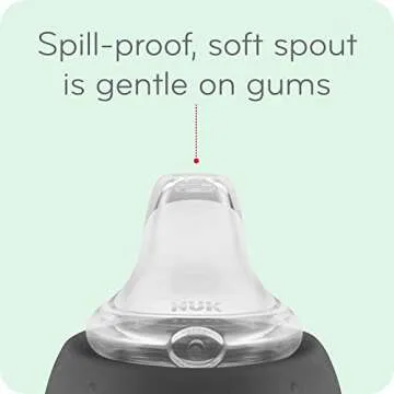 NUK Disney Active Sippy Cup, Mickey Mouse, 1 Count (Pack of 1)