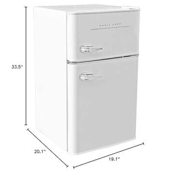 Magic Chef Retro Mini Refrigerator - Vintage Style & Functionality