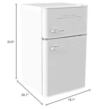 Magic Chef Retro Mini Refrigerator - Vintage Style & Functionality