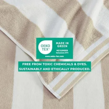 Great Bay 100% Cotton Velour Beach Towels - Quick Dry