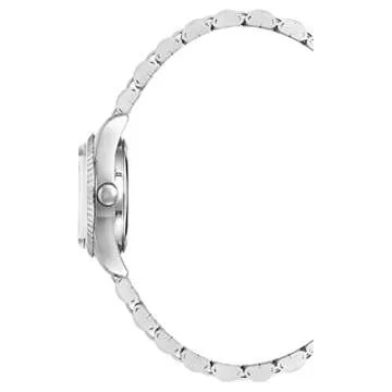 Armitron Women's Day/Date Crystal Accented Dial Metal Bracelet Watch - Elegant and Functional