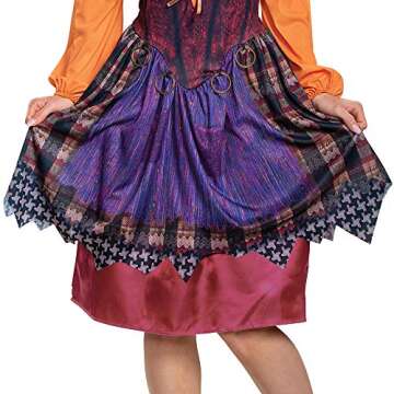 Disguise Women's Disney Hocus Pocus Mary Classic Adult Costume, Red & Orange, Medium (8-10)
