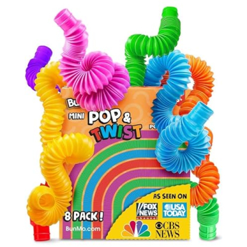 BUNMO Pop Tubes - Sensory Toys - Toddler Toys - Imaginative Play & Stimulating Creative Learning - H...