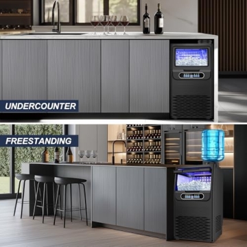 Commercial Ice Maker Machine 100LBS/24H with Bin