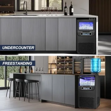 Commercial Ice Maker Machine 100LBS/24H with Bin