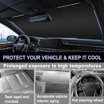 2025 Toyota Camry Windshield Sunshade with UV Protection