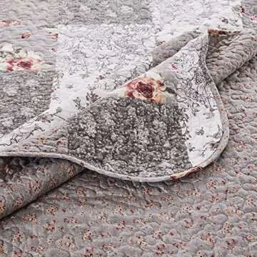Giulia Modern Floral Quilt Set - Stylish Comfort for All