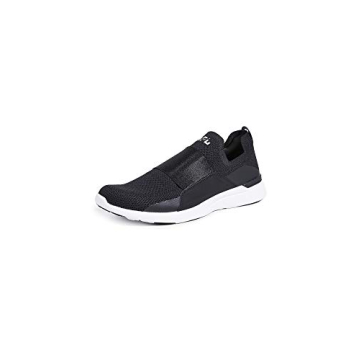 Athletic Propulsion Labs (APL) Men's Techloom Bliss Sneaker, Black/Black/White, 7