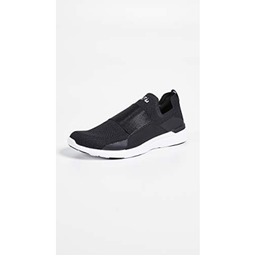 Athletic Propulsion Labs (APL) Men's Techloom Bliss Sneaker, Black/Black/White, 7