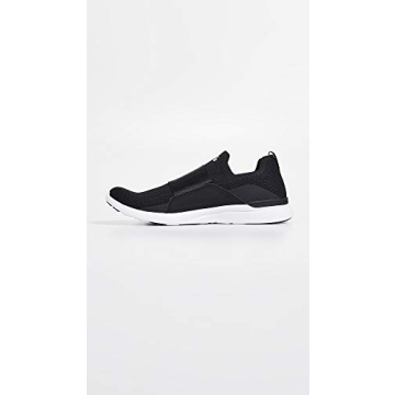 Athletic Propulsion Labs (APL) Men's Techloom Bliss Sneaker, Black/Black/White, 7