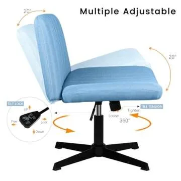 Stylish PUKAMI Criss Cross Office Chair for All Spaces